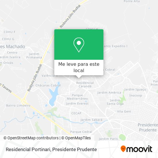 Residencial Portinari mapa