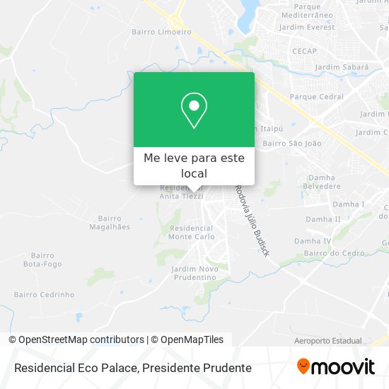 Residencial Eco Palace mapa