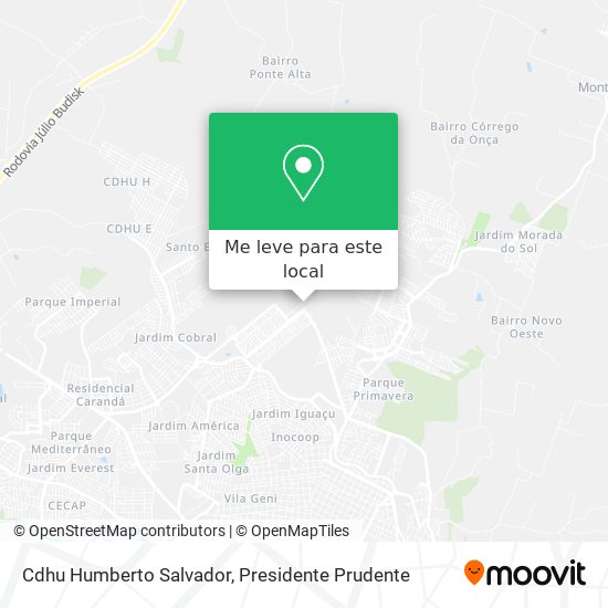 Cdhu Humberto Salvador mapa