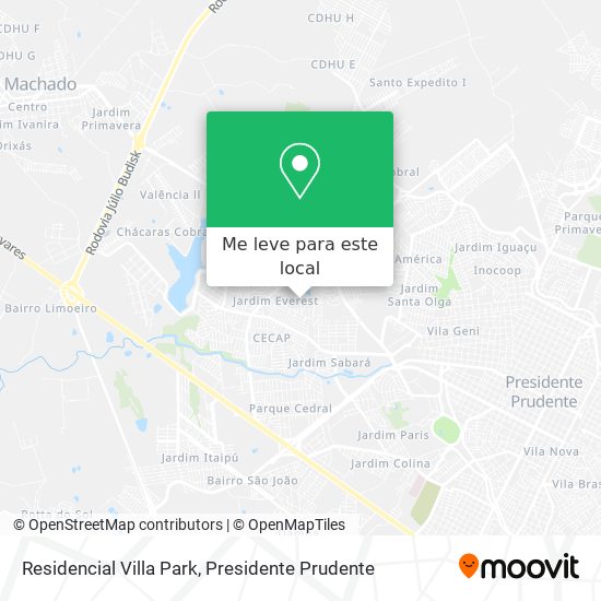 Residencial Villa Park mapa