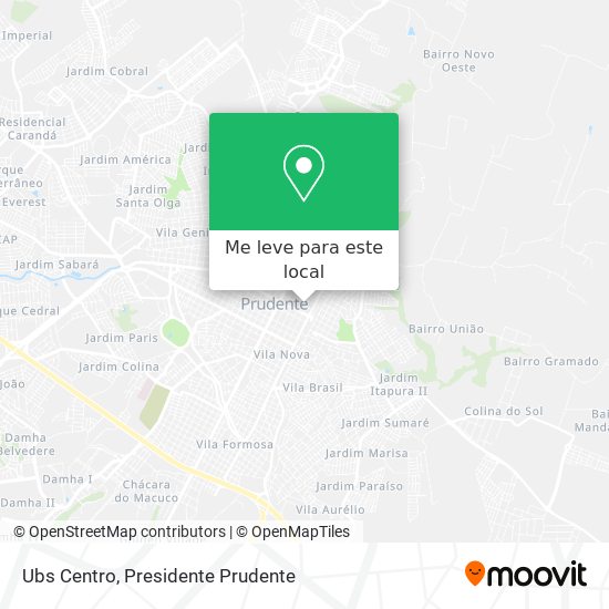 Ubs Centro mapa
