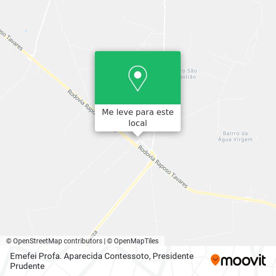 Emefei Profa. Aparecida Contessoto mapa