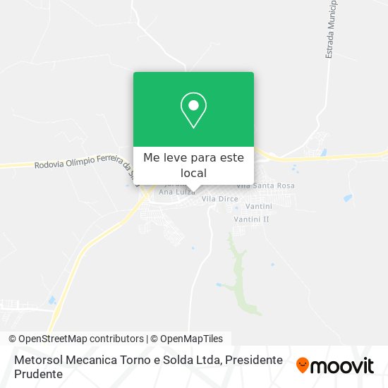 Metorsol Mecanica Torno e Solda Ltda mapa