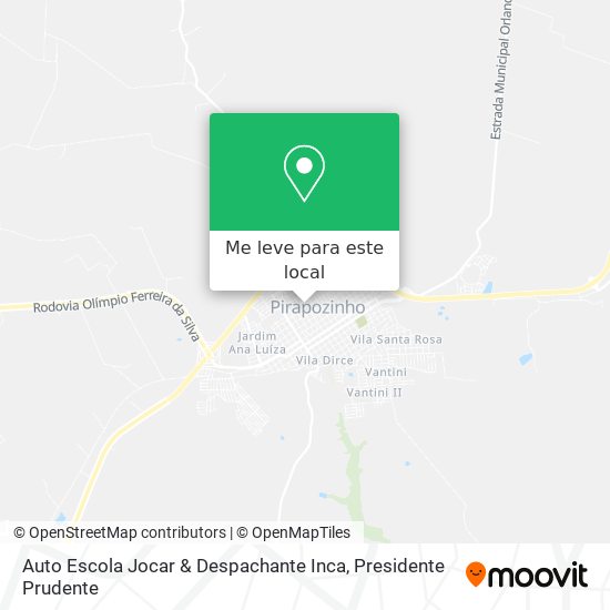 Auto Escola Jocar & Despachante Inca mapa