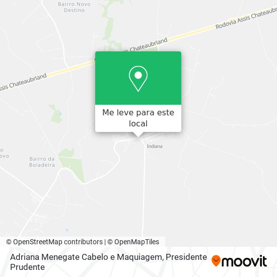 Adriana Menegate Cabelo e Maquiagem mapa