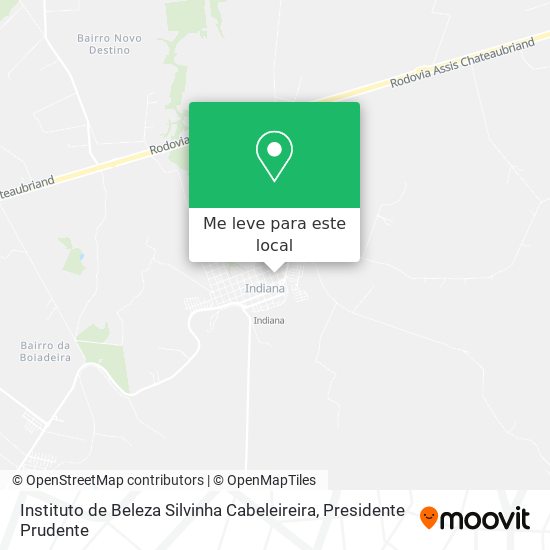 Instituto de Beleza Silvinha Cabeleireira mapa