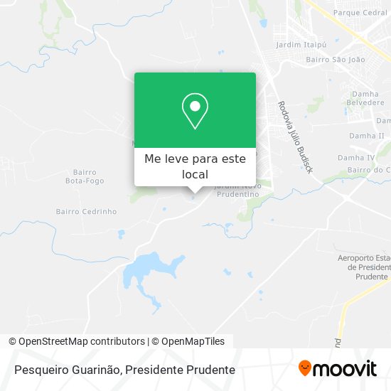 Pesqueiro Guarinão mapa