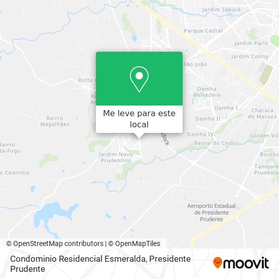 Condominio Residencial Esmeralda mapa