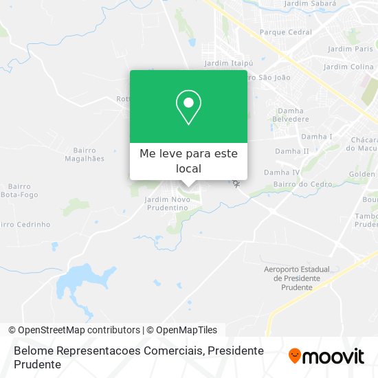 Belome Representacoes Comerciais mapa
