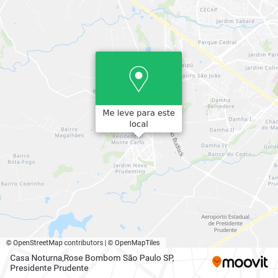 Casa Noturna,Rose Bombom São Paulo SP mapa