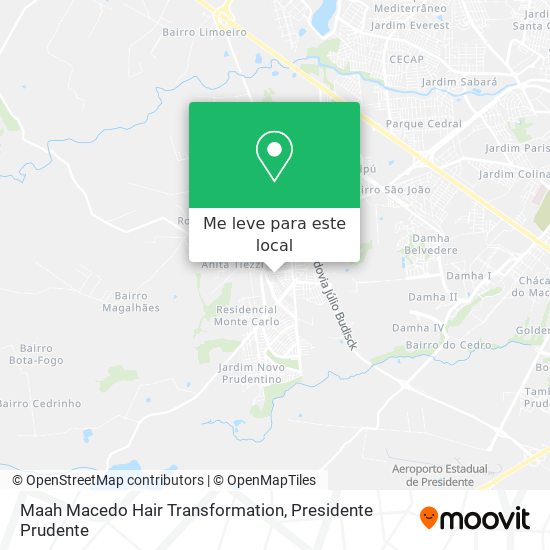 Maah Macedo Hair Transformation mapa
