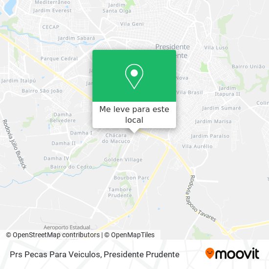 Prs Pecas Para Veiculos mapa