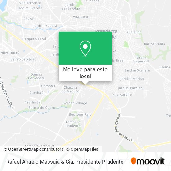 Rafael Angelo Massuia & Cia mapa