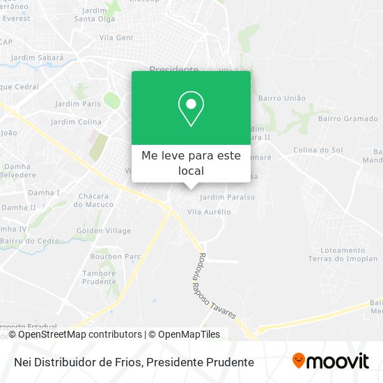 Nei Distribuidor de Frios mapa