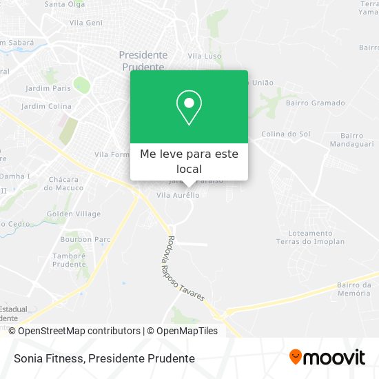 Sonia Fitness mapa