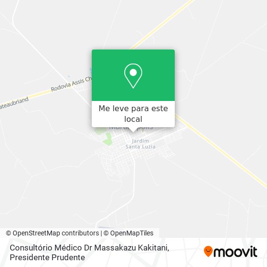 Consultório Médico Dr Massakazu Kakitani mapa