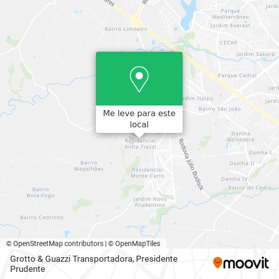 Grotto & Guazzi Transportadora mapa