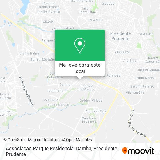 Associacao Parque Residencial Damha mapa