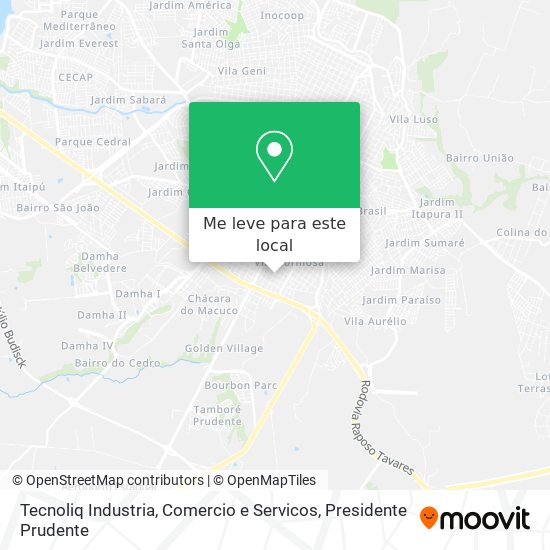 Tecnoliq Industria, Comercio e Servicos mapa