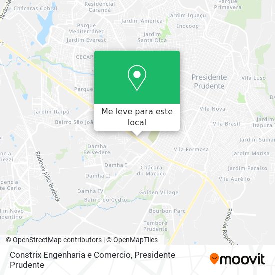Constrix Engenharia e Comercio mapa
