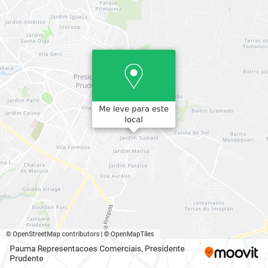 Pauma Representacoes Comerciais mapa
