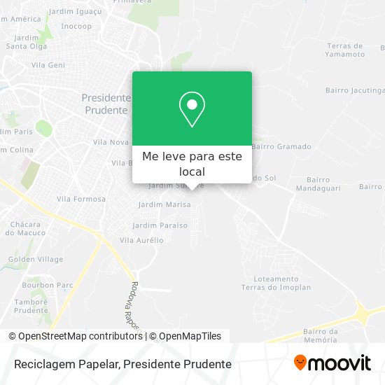 Reciclagem Papelar mapa