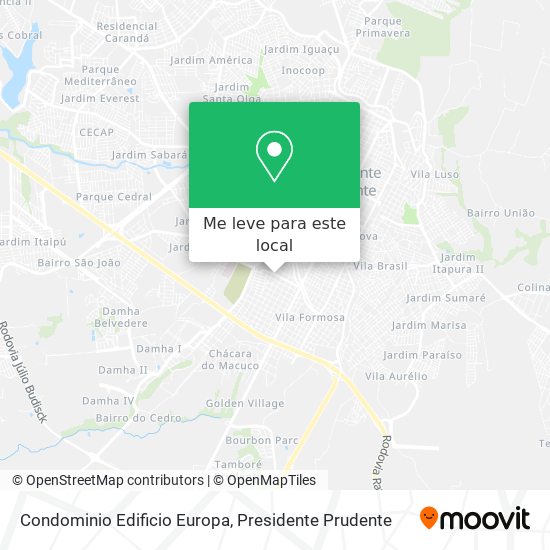 Condominio Edificio Europa mapa
