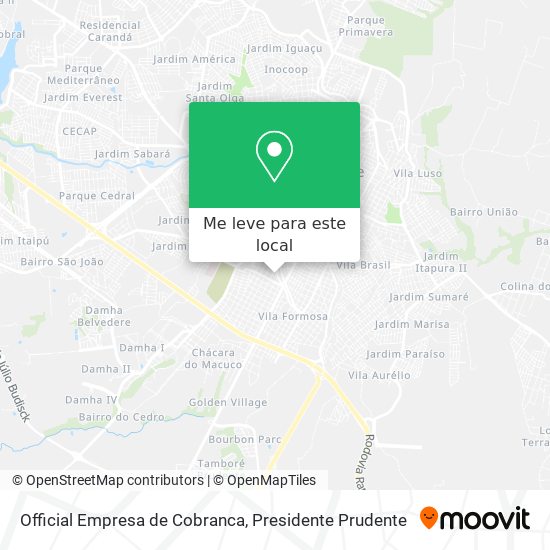 Official Empresa de Cobranca mapa