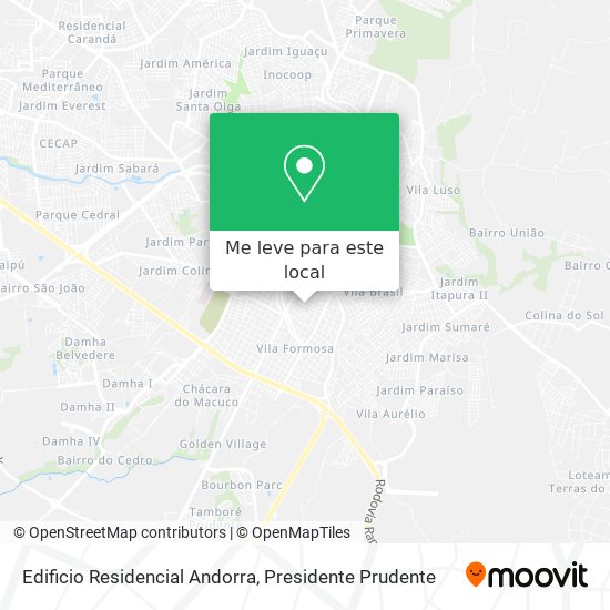 Edificio Residencial Andorra mapa