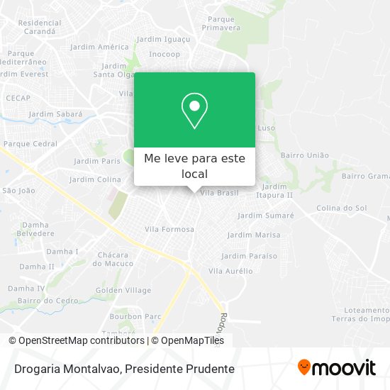 Drogaria Montalvao mapa