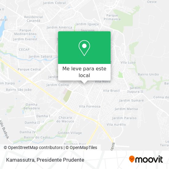 Kamassutra mapa
