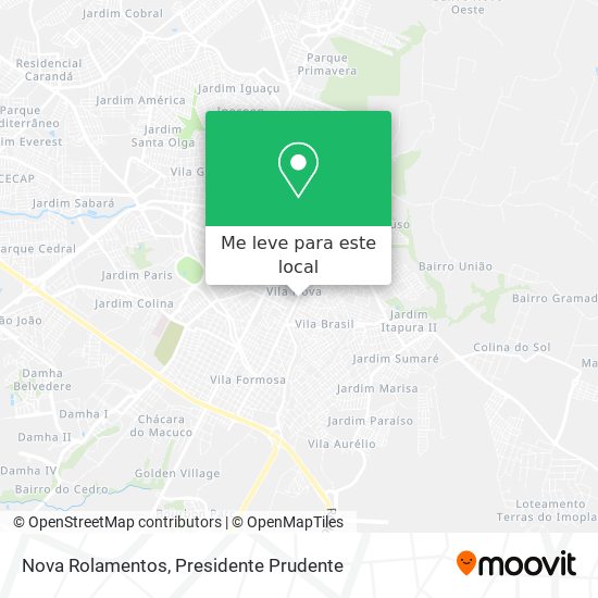 Nova Rolamentos mapa