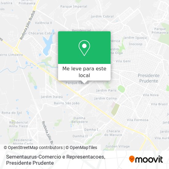 Sementaurus-Comercio e Representacoes mapa