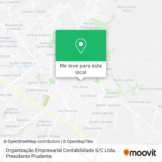 Organização Empresarial Contabilidade S / C Ltda mapa