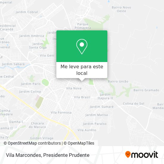 Vila Marcondes mapa