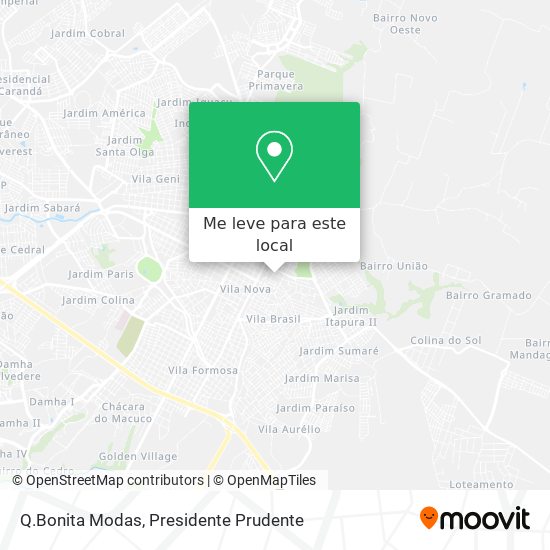 Q.Bonita Modas mapa