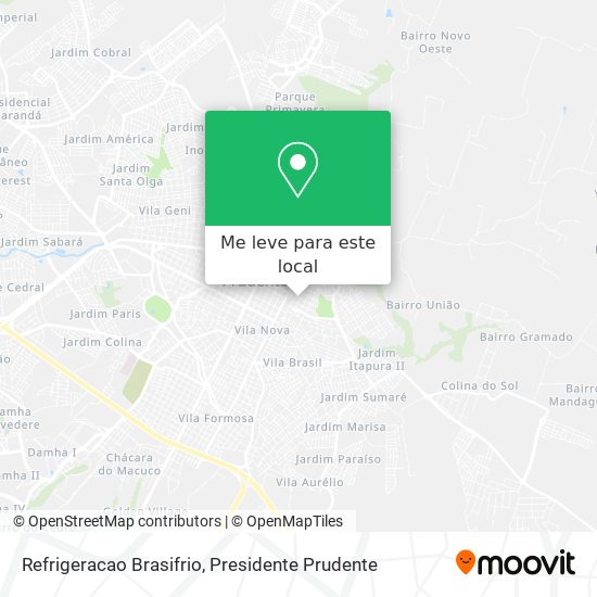 Refrigeracao Brasifrio mapa