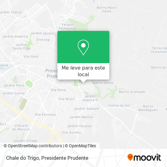 Chale do Trigo mapa
