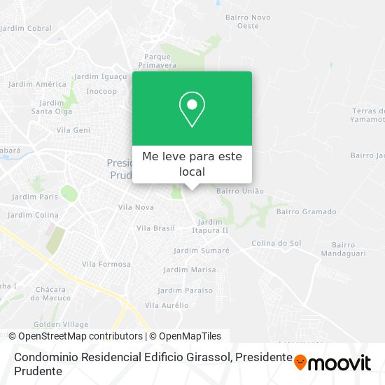Condominio Residencial Edificio Girassol mapa