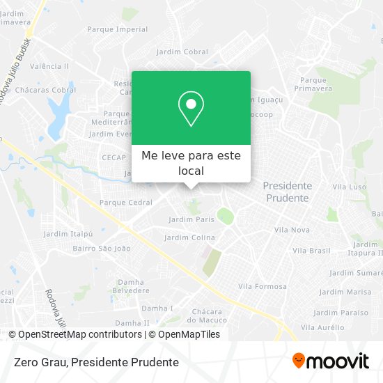 Zero Grau mapa