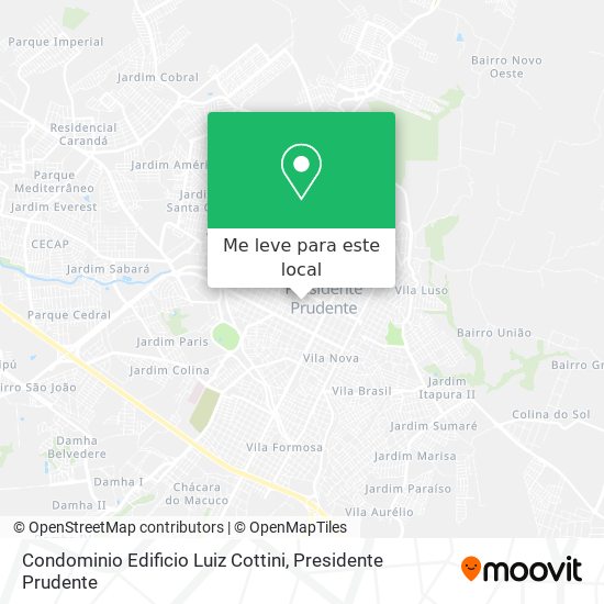 Condominio Edificio Luiz Cottini mapa