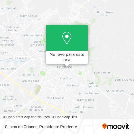 Clinica da Crianca mapa