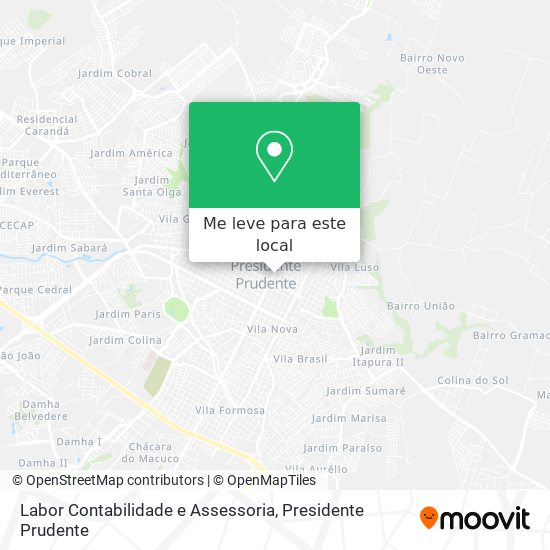 Labor Contabilidade e Assessoria mapa