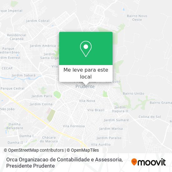 Orca Organizacao de Contabilidade e Assessoria mapa