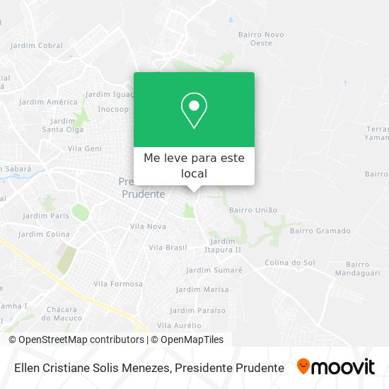 Ellen Cristiane Solis Menezes mapa