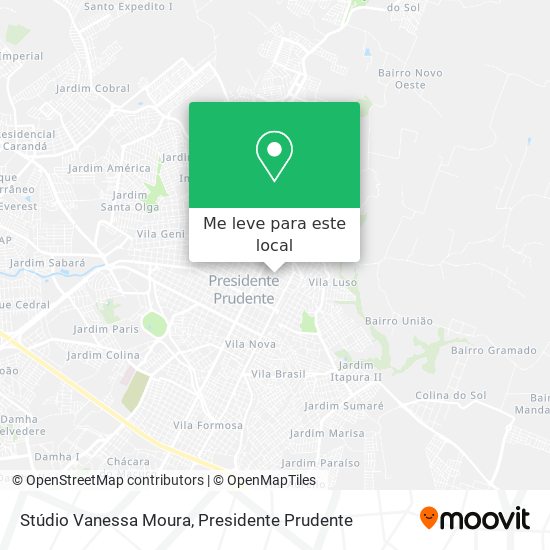 Stúdio Vanessa Moura mapa