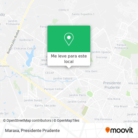 Maraxa mapa