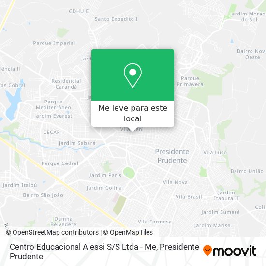 Centro Educacional Alessi S / S Ltda - Me mapa