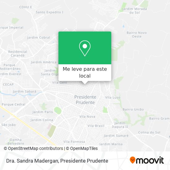 Dra. Sandra Madergan mapa