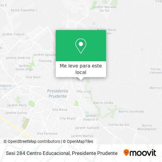 Sesi 284 Centro Educacional mapa
